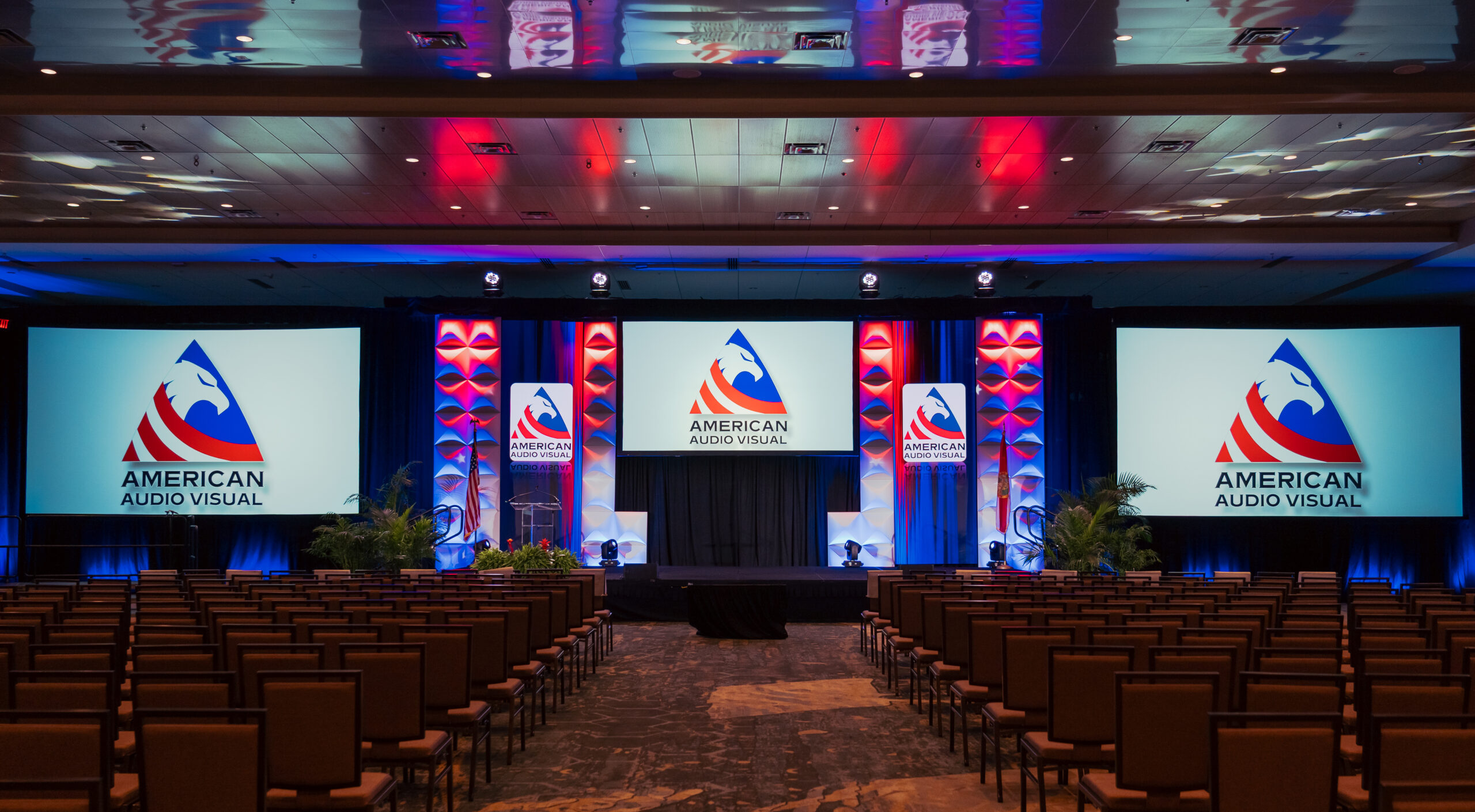 Photo of corporate av event production