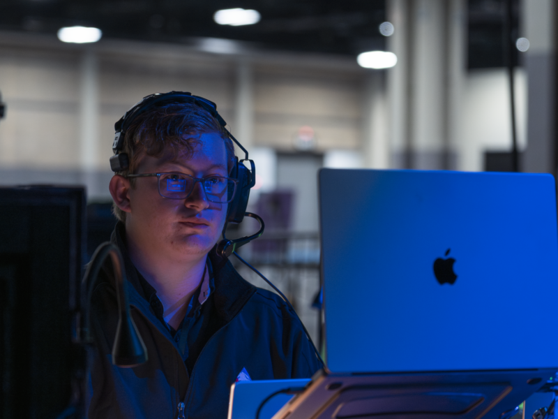 Audio Visual Broadcast Technician for hybrid sports event